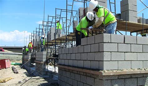 Step By Step Construction Procedure Of Structural Masonry With Concrete