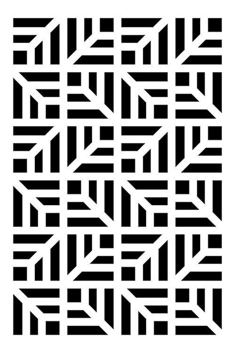 Stencil Geometric Square 10 X 15 Cm Stencil Chevron Stencil