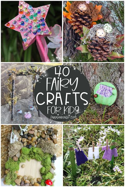 40 Fairy Crafts For Kids Who Love All Things Magical Fairy Garden Diy