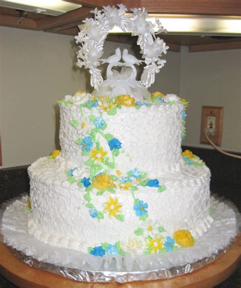 Double Layer Wedding Cake Pic 3 Cake Ideas By