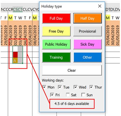 Tips For Using The Staff Leave Planner Excel Macros
