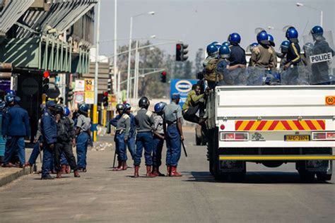 Zimbabwe Opposition Official Arrested Over Protests