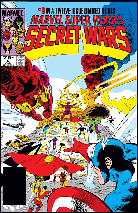 Secret Wars 1984 9 Comic Issues Marvel