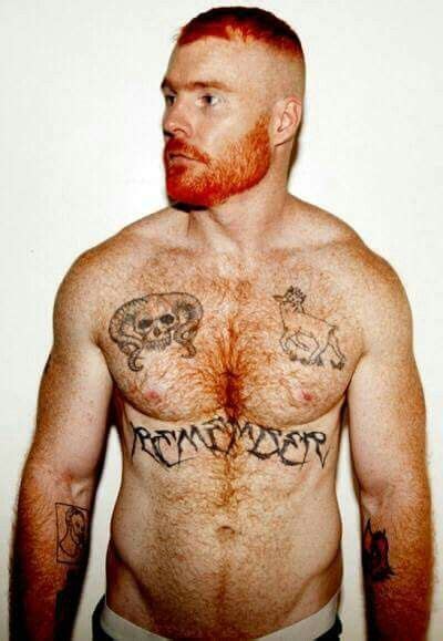 Inked Bearded Ginger Hunk Ginger Men Hottest Redheads Redheads