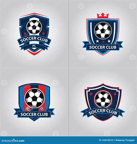 Insignia Logo Design Templates Del F Tbol Del F Tbol Deporte Team Identity Vector