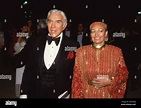 Lorne Greene and Nancy Deale at the 37th Annual Primetime Emmy Awards ...