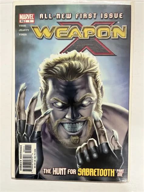 All New Weapon X 1 The Hunt For Sabretooth Marvel Mesmero Wild