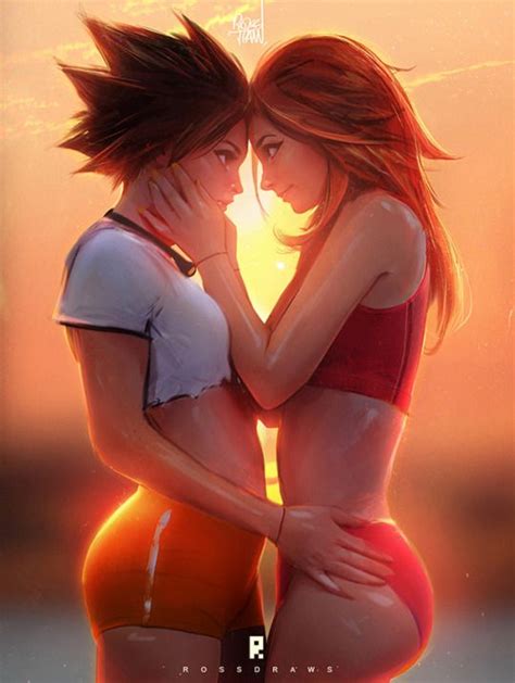 Rossdraws Tumblr Tracer And Emily Emily Overwatch Overwatch