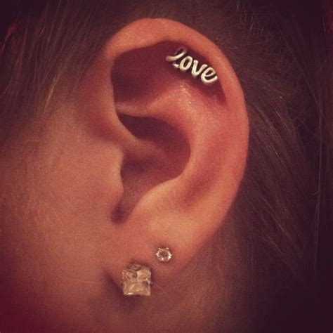 Love Cartilage Earring Cute Cartilage Earrings Earings Piercings