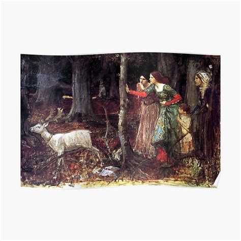 The Mystic Wood John William Waterhouse Poster For Sale By