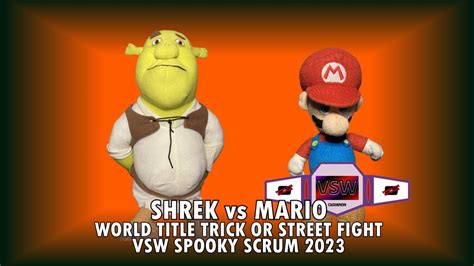 Shrek Vs Mario Vsw Spooky Scrum 2023 Hype Video Youtube