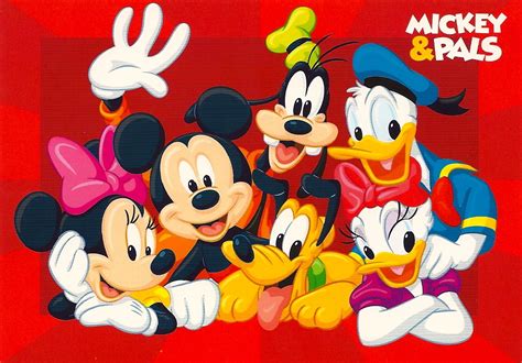 My Favorite Disney Postcards Mickey And Pals