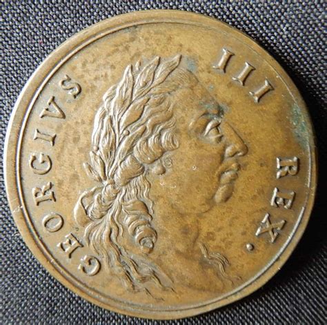 British 1789 George Iii Restored From Illness B And G Coins