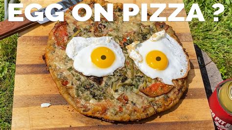 Egg On Pizza Recipe Bbq Pit Boys Youtube