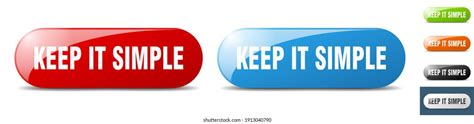 Keep Simple Button Sign Key Push Stock Vector Royalty Free 1913040790