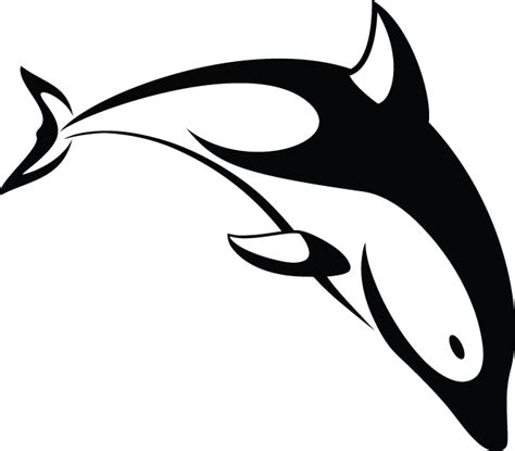 436RA - Stylized Dolphin in 2020 | Animal stencil, Dolphins, Stylized