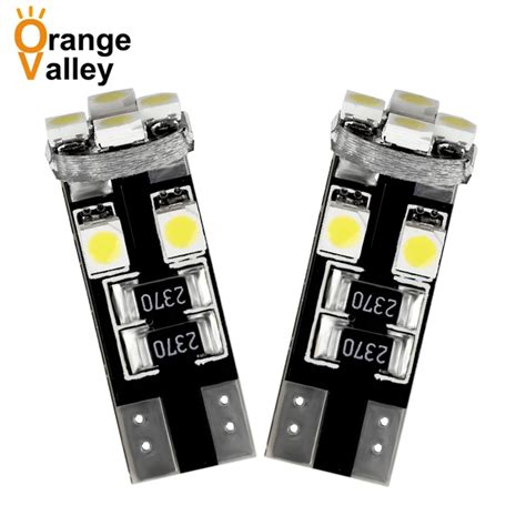 Pcs T W W Led Smd Pure White Car Auto Side