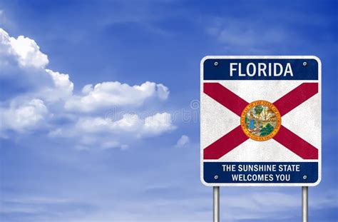 Welcome To Florida Stock Photo Image Of Palm Beach Orange 3685448