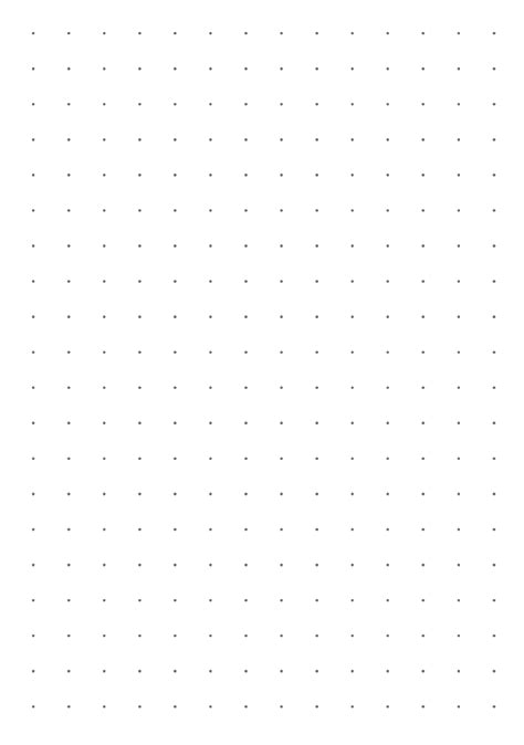 Printable Dot Grid Paper With 10 Mm Spacing Pdf Download Bullet