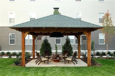 Fire Pit Pavilion Gazebo With Fire Pit Outdoor Fire Pit Seating