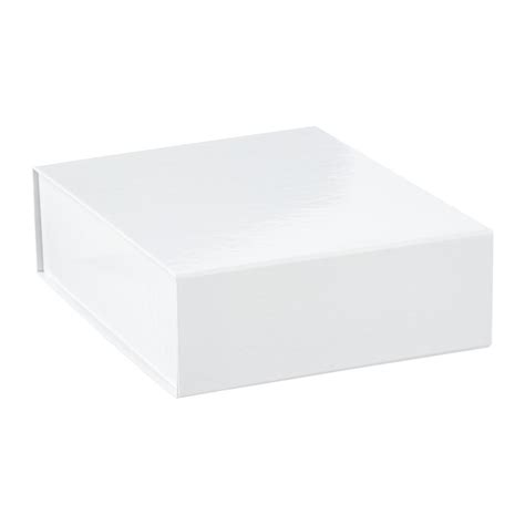 Glossy White Collapsible T Boxes The Container Store
