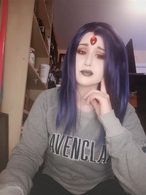 Self First Makeup Test For My Raven Cosplay Rteentitans