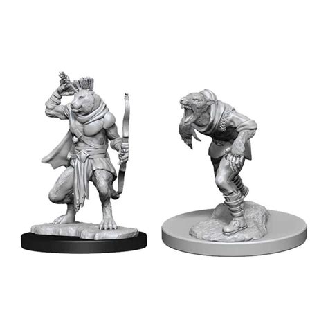 Dungeons And Dragons Wererat And Were Tiger Miniatures Radar Toys