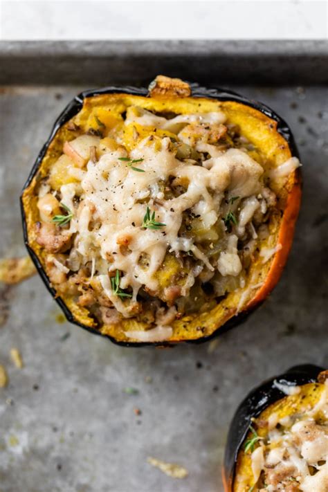 Stuffed Acorn Squash Wellplated Com