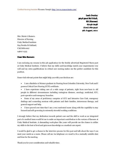 Are you the kind of person who needs to see examples for inspiration? new grad nursing cover letter - Google Search | Cover ...