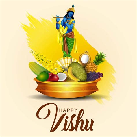 Happy Vishu Greetings April 14 Kerala Festival With Vishu Kani Vishu