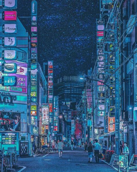 aesthetic anime tokyo wallpapers wallpaper cave