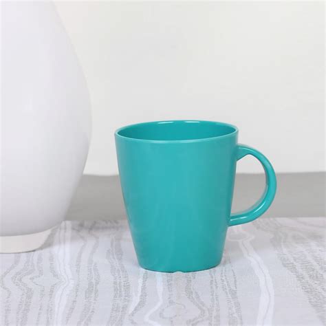 Coastal Living Solid Coffee Mug Blue Melamine