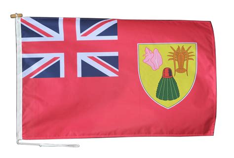 Turks Caicos Inseln Rote Flagge Hand Made In The UK Etsy