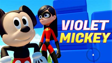 Wipeout Mickey Vs Violet Incredibles A Mickey Mouse Cartoon 4k