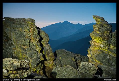 Picturephoto Rock Cut Framing Longs Peak At Night Rocky