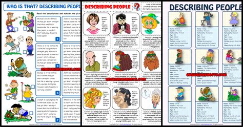 Everything from how do i describe my character's skin tone without being offensive? and what's the problem with comparing my. Describing People ESL Printable Worksheets and Exercises
