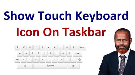 How To Show Touch Keyboard Icon On Taskbar Windows 10 Youtube