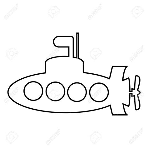 Submarine Clipart Black And White 20 Free Cliparts Download Images On