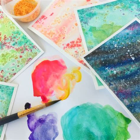 Watercolor Salt Backgrounds And Another Big Giveaway Art For Kids