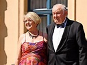 Altkanzler Gerhard Schröder mit Ehefrau Soyeon bei den Bayreuther ...