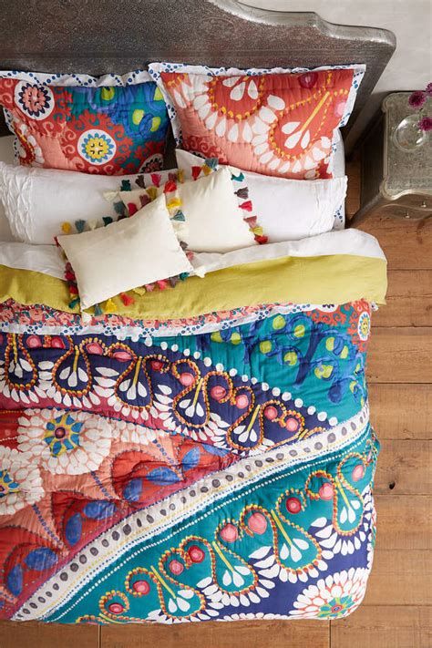 Anthropologie Artisan Quilts By Tahla Quilt Shopstyle Comforters And Duvets