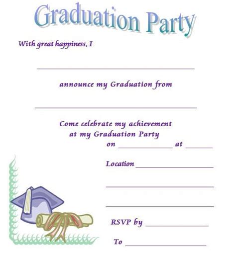 To invite everyone easily, you can make an invitation video and send it directly to their social accounts. Free+Printable+Graduation+Invitation+Clip+Art | Escuela