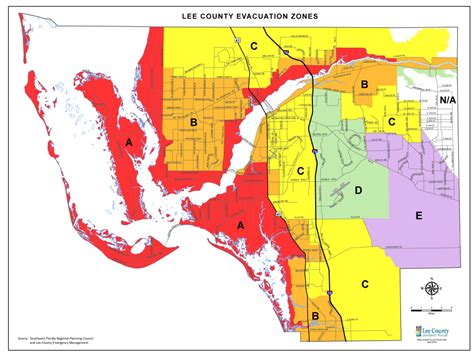 Lee County Evacuation Zones