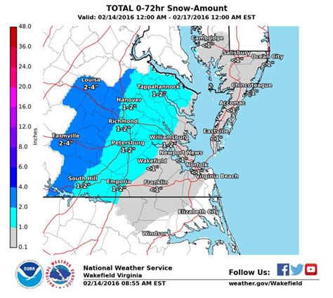 2 4 Inches Of Snow Expected In Richmond Area On Monday Richmond Times