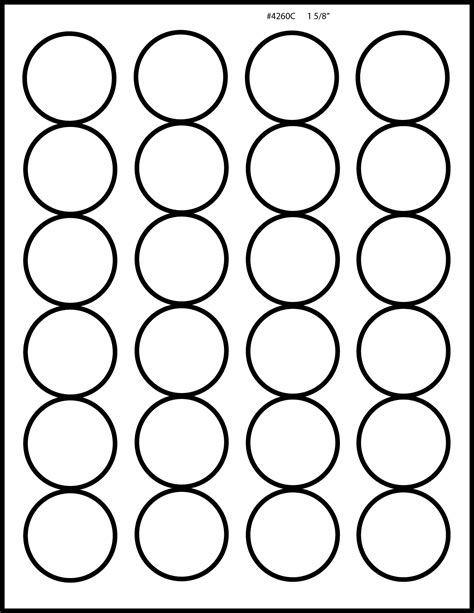 1 Round Printable Labels