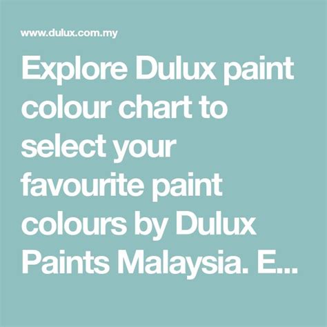 The Text Explore Dulux Paint Color Chart To Select Your Favorite Paint