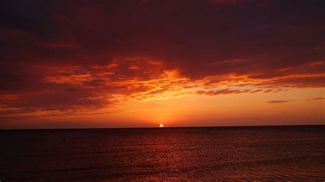 Orange Sky Sunset Sea 4k Hd Nature 4k Wallpapers Images