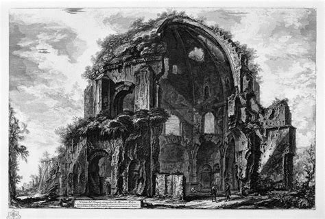 View Of The Temple Of Minerva Medica Giovanni Battista Piranesi