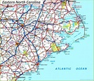 North Carolina (NC) Road and Highway Map (Free & Printable)