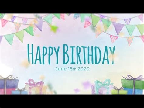 Download free after effects templates happy birthday. Birthday Slideshow | After Effects template - YouTube